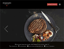 Tablet Screenshot of huntersdubai.com